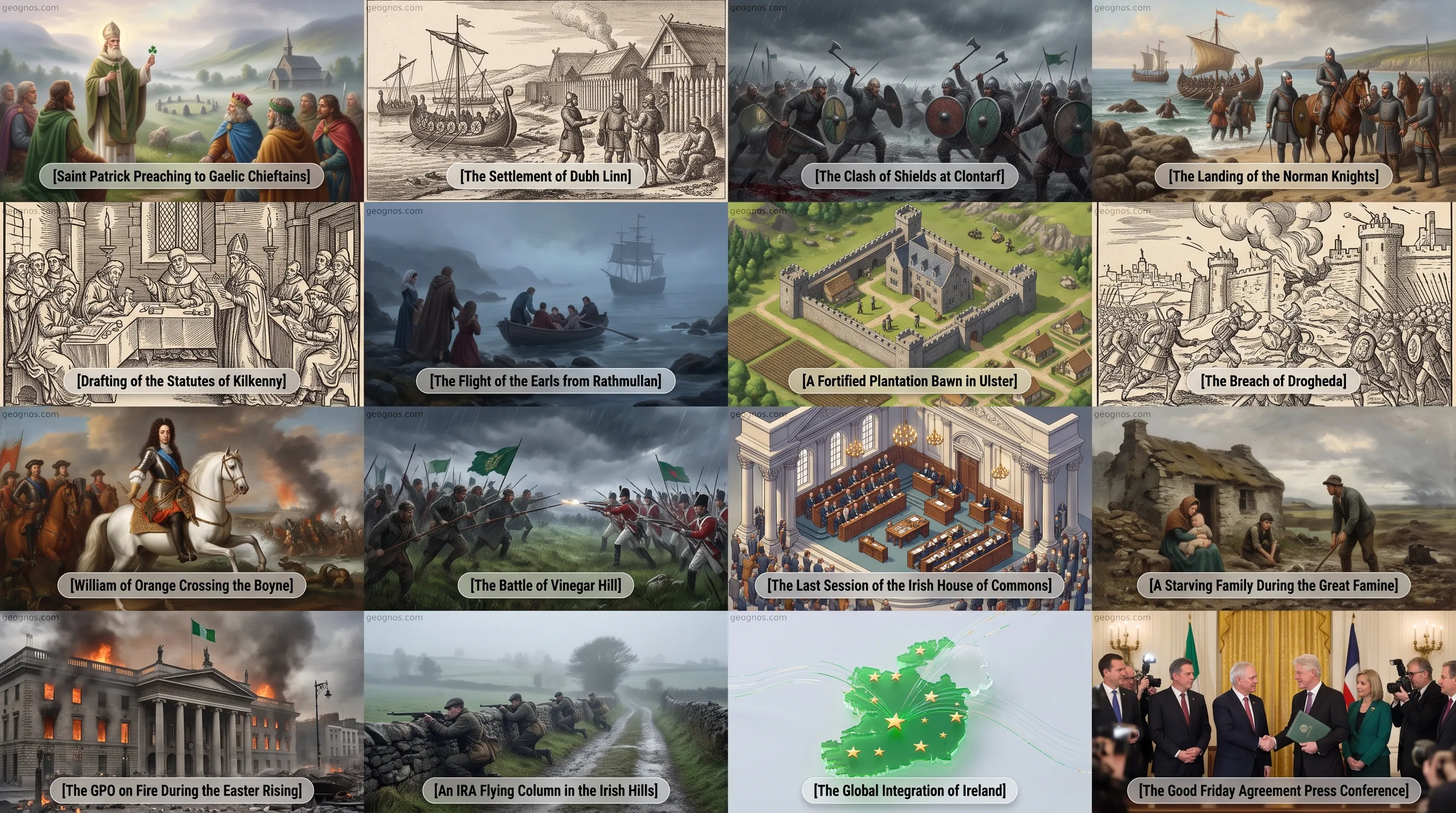 The Arrival of Saint Patrick and Christianization